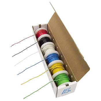 Hook Up Wire Kit (Tinned Copper) 22 Gauge (6 Different